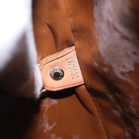 LOUIS VUITTON Monogram Vernis Houston Hand Bag Bronze - Picture 11 of 16